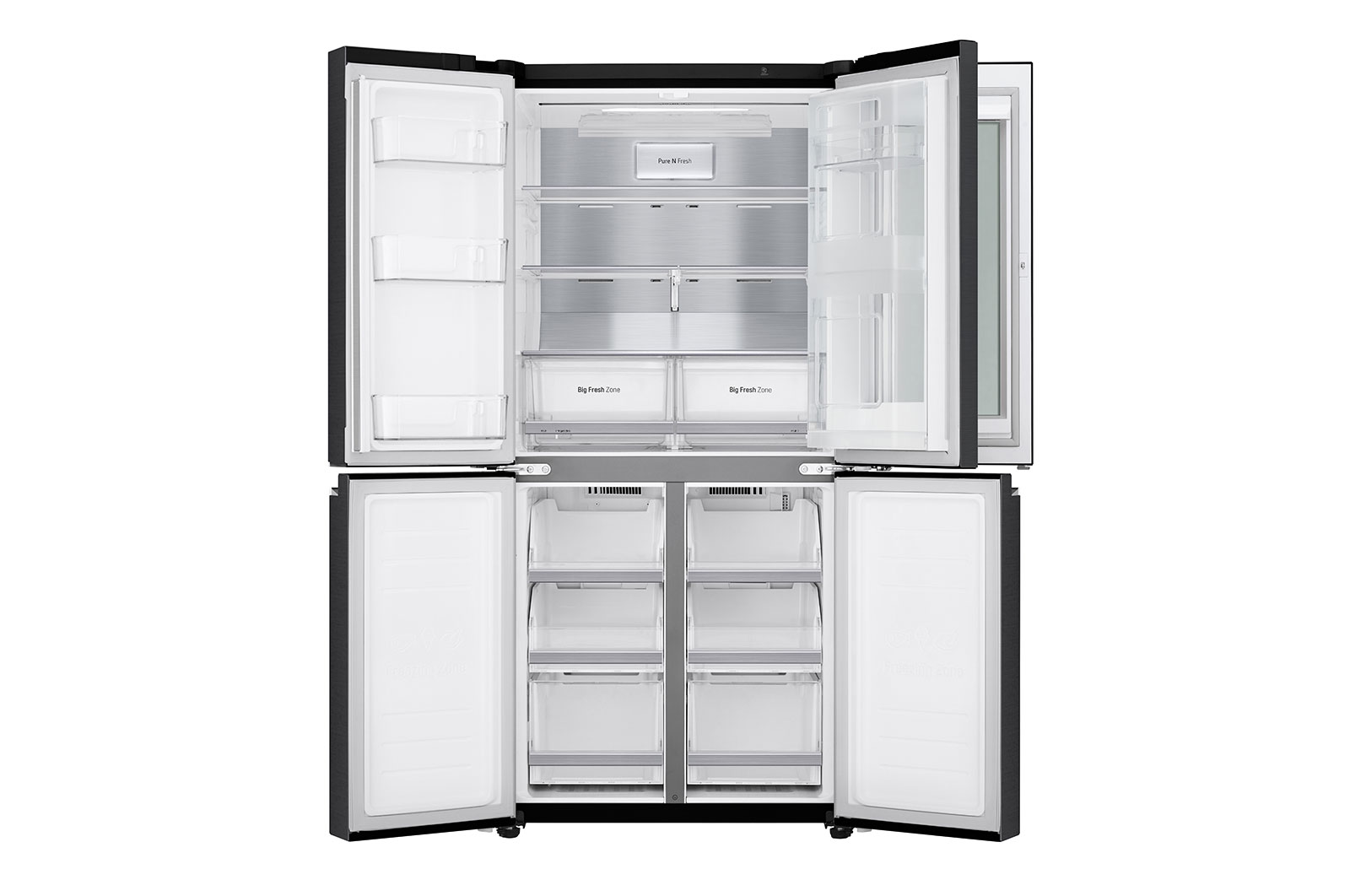 LG Multi-Door Kühlschrank mit InstaView® | 530 Liter Kapazität | EEK E | GMQ844MC5E, GMQ844MC5E