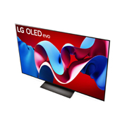 Schrägansicht des LG OLED evo TV C4 von oben