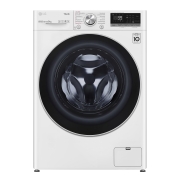 LG Waschmaschine Weiß (9 kg, 1.600 U./Min., EEK A) mit AI DD®, ThinQ® & TurboWash®360° | F6WV709P1, F6WV709P1