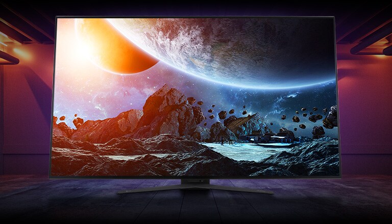 Gaming mit Weitblick auf dem OLED-Display mit UHD 4K.