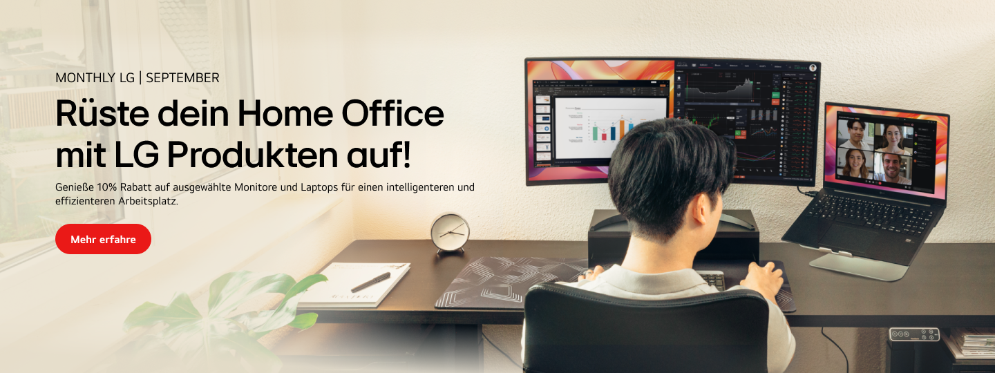 Deine Must-Haves für ein effizientes Homeoffice mit LG