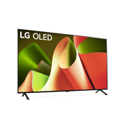 Leicht abgewinkelte rechte Seitenansicht des LG OLED TV B4