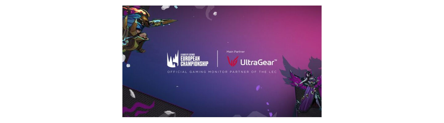 LG UltraGear Named League of Legends European Championship Official Gaming Monitor Partner