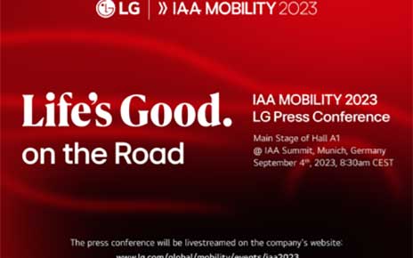 LG CEO to Present Company’s Future Mobility Vision at IAA Mobility 2023