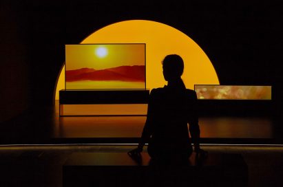 LG’S Rollable Oled TV Highlights Bold Installation at Milan Design Week