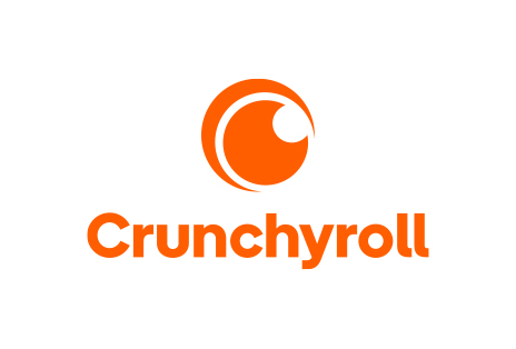 Um logótipo de aplicação da Crunchyroll.