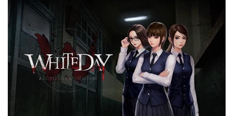 ผู้หญิง 3 คนในเกม The School White Day