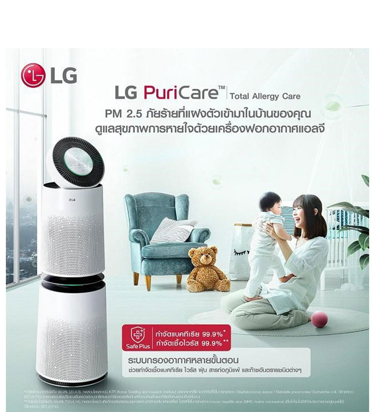 เครื่องฟอกอากาศ LG PuriCare New 360