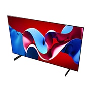 มุมมองมุมของ LG OLED evo TV, OLED C4 จากด้านล่าง