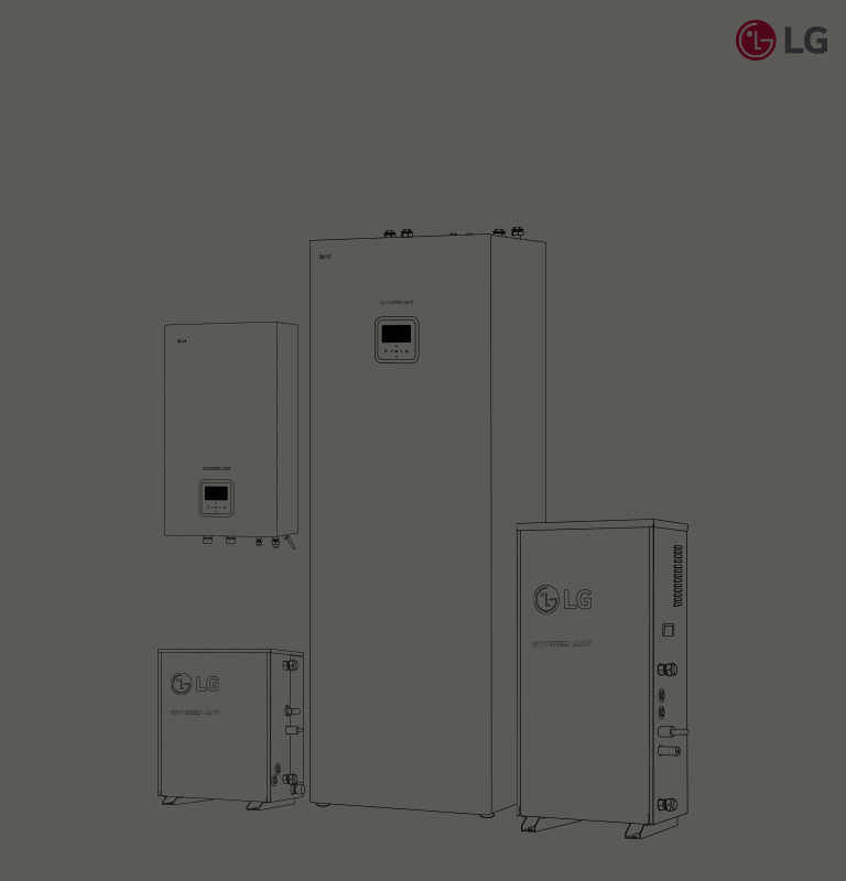 The side view of LG Hydro kit product is expressed in line drawing.