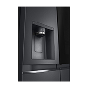 LG InstaView Door-in-Door | American Style Fridge Freezer | 635L | WiFi Connected | Matte Black, GSXV91MCAE