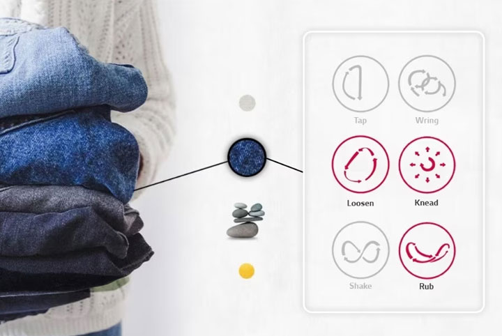 Energy-efficient garment care, made possible by LG