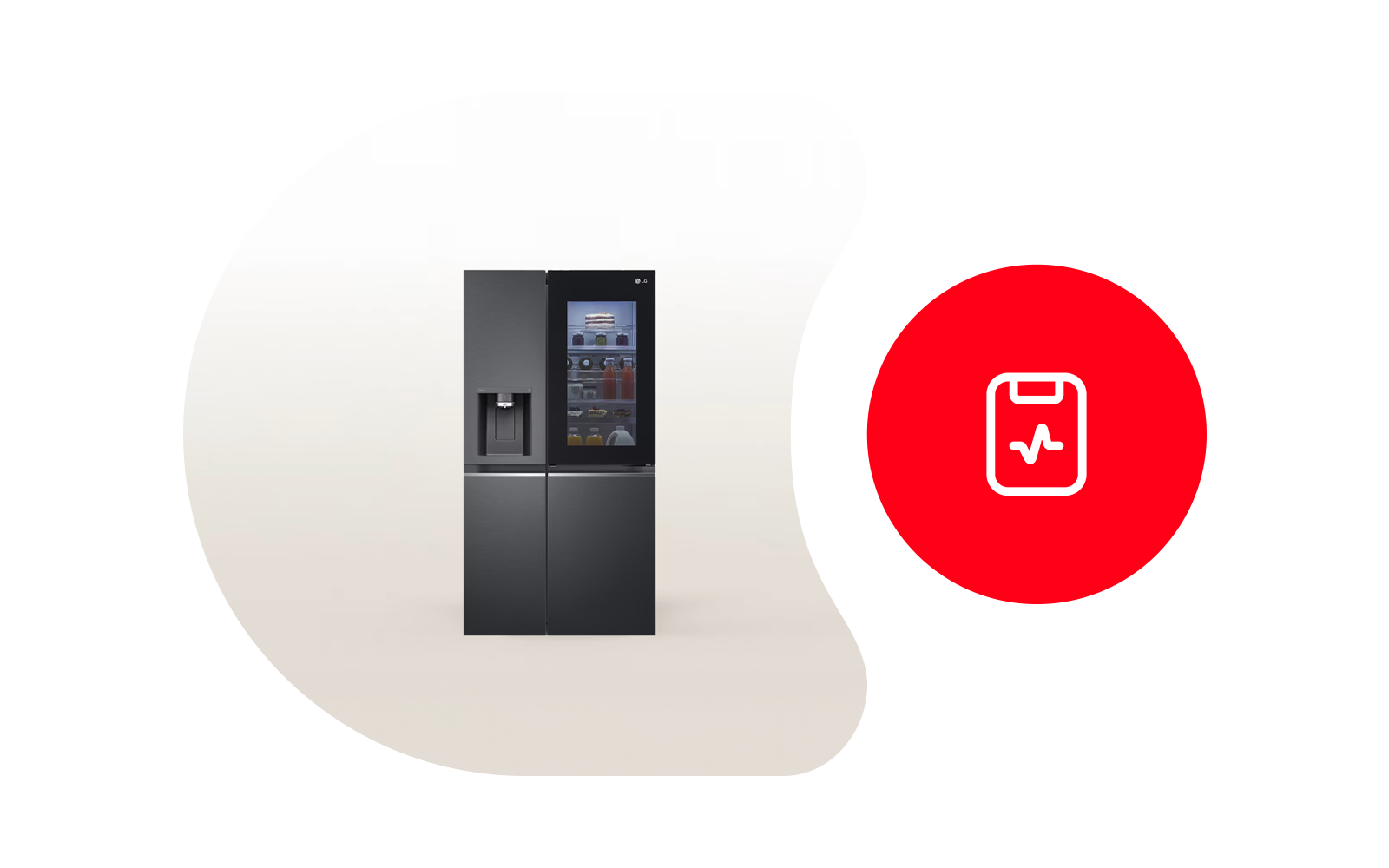 LG fridge freezer thinq Smart Diagnosis™