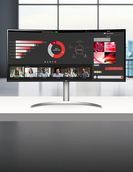 See More, Do More LG UltraWide™ Monitor.	